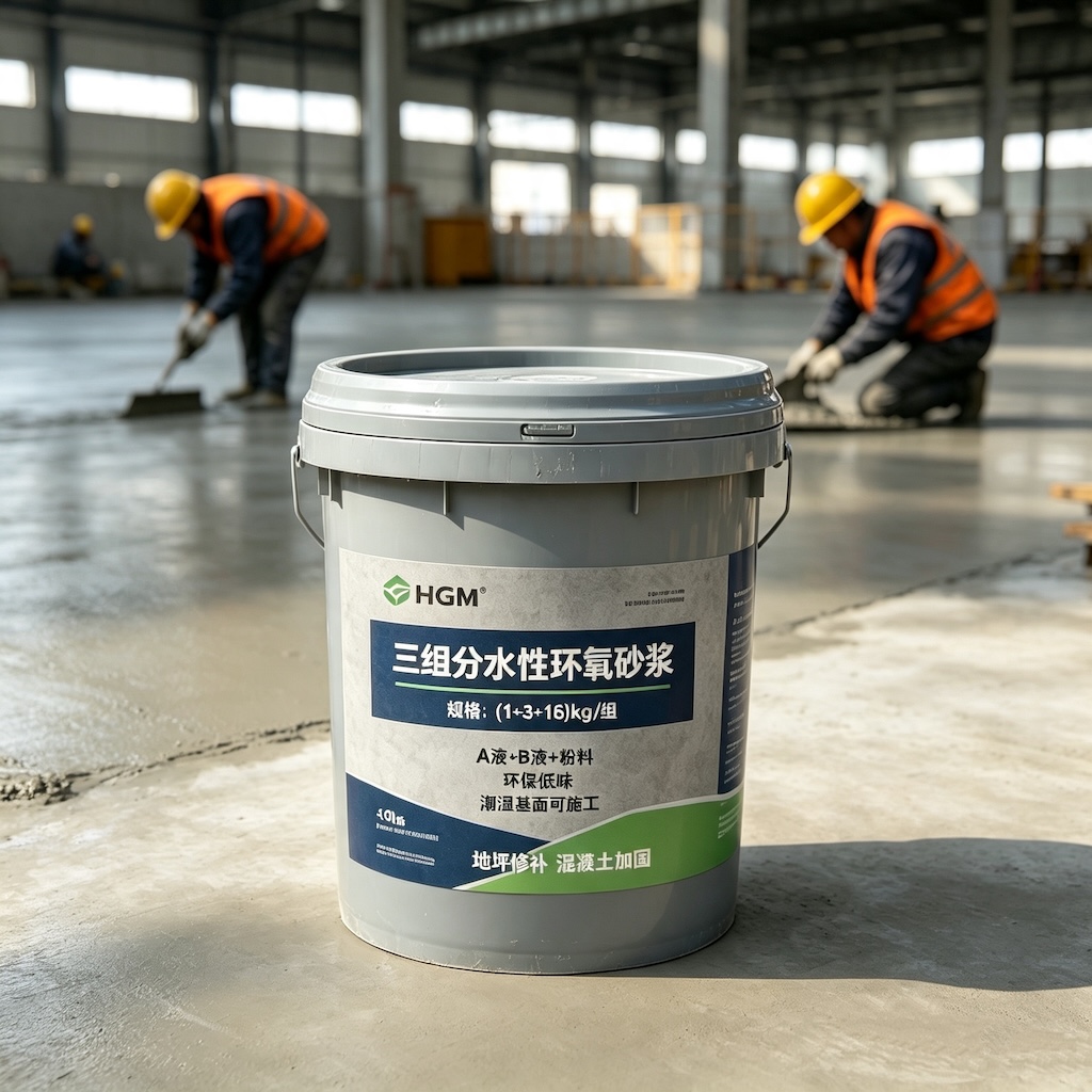 闻喜三组份水性环氧砂浆